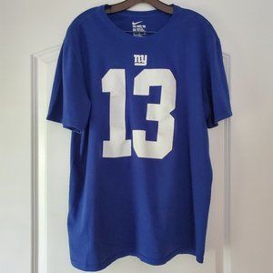 NIKE MEN'S NEW YORK GIANTS BECKHAM JR T-SHIRT SIZE XL